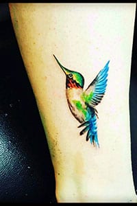 Hummingbird tattoo symbolism