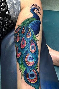 Peacock tattoo meaning