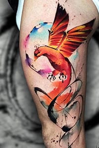 Phoenix Bird tattoo meaning