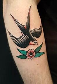 swallow tattoo symbolism