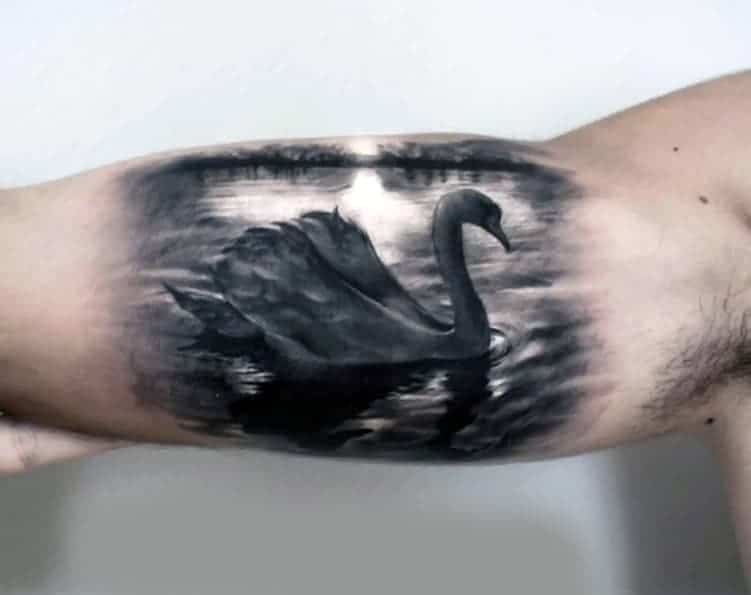 Swan by Bart Andrews TattooNOW