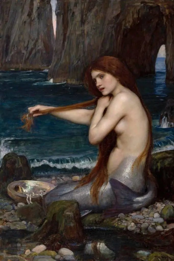 Mermaid painting